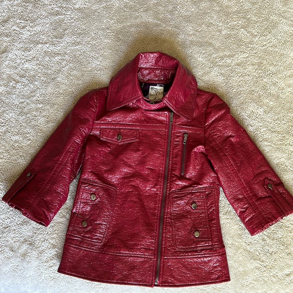 Culle , beautiful vintage burgundy jacket